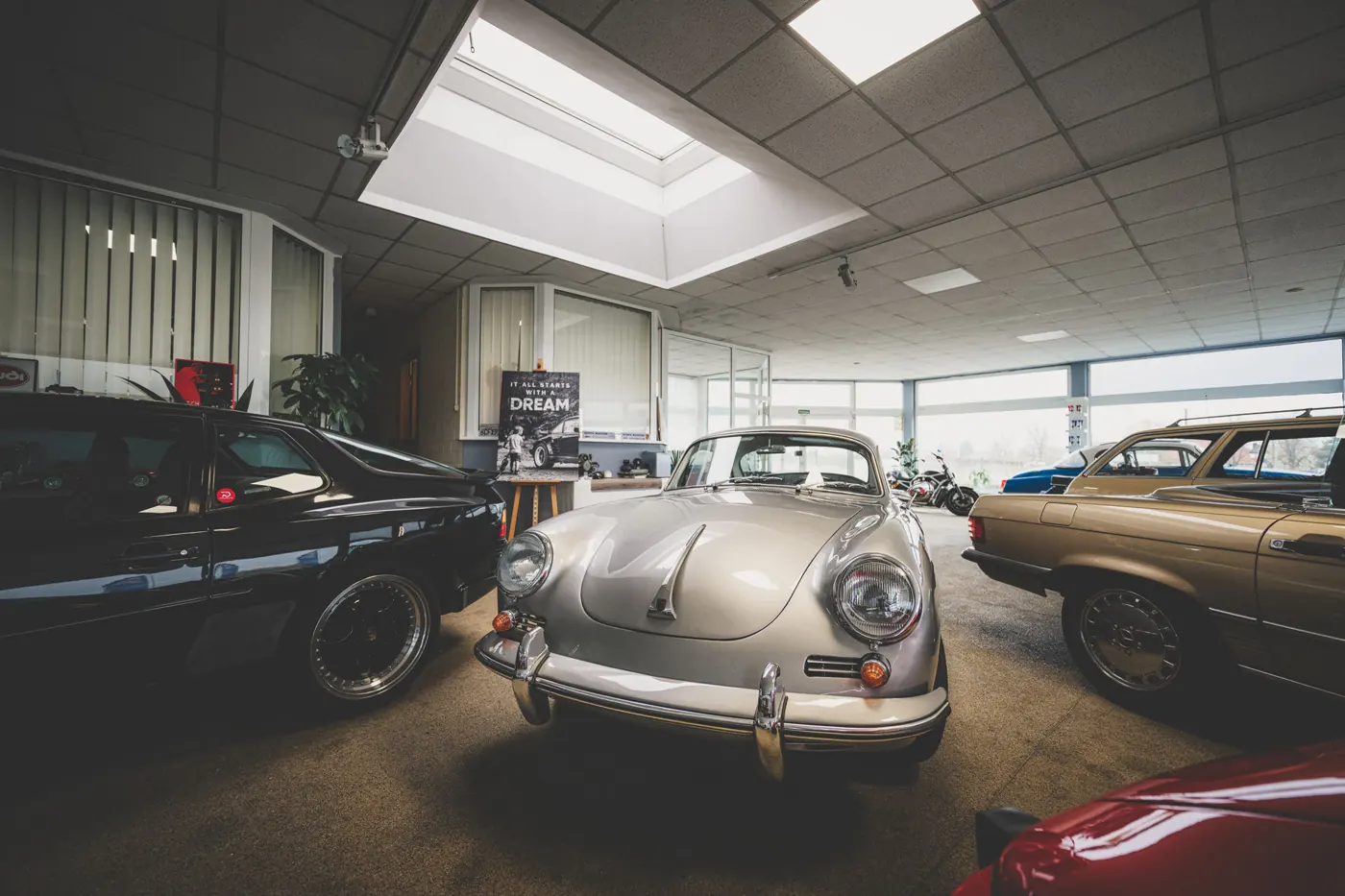 Porsche 356, Showroom